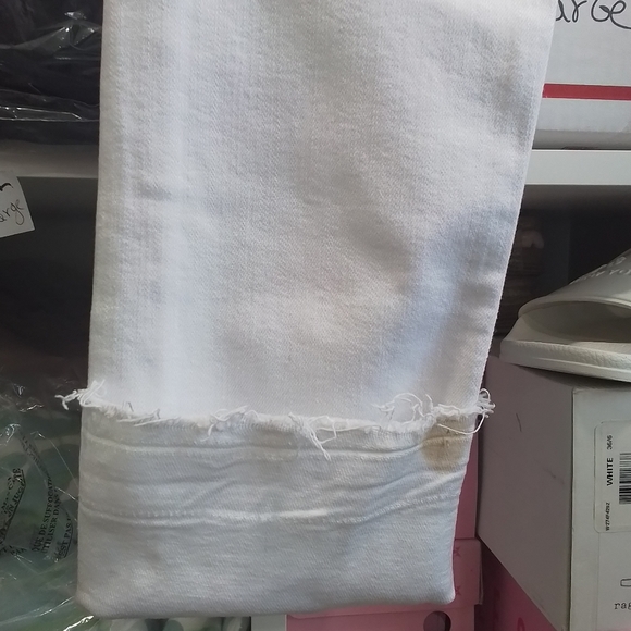 Rag & Bone The Dre Carpenter Jeans in Aged Bright White 26 NWT - Picture 12 of 14